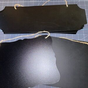 Black Hanging Chalkboard Signs